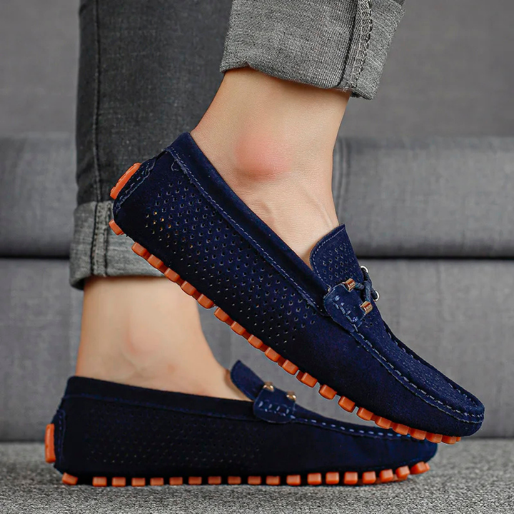 Beckett | Men's Perforated Driving Loafers