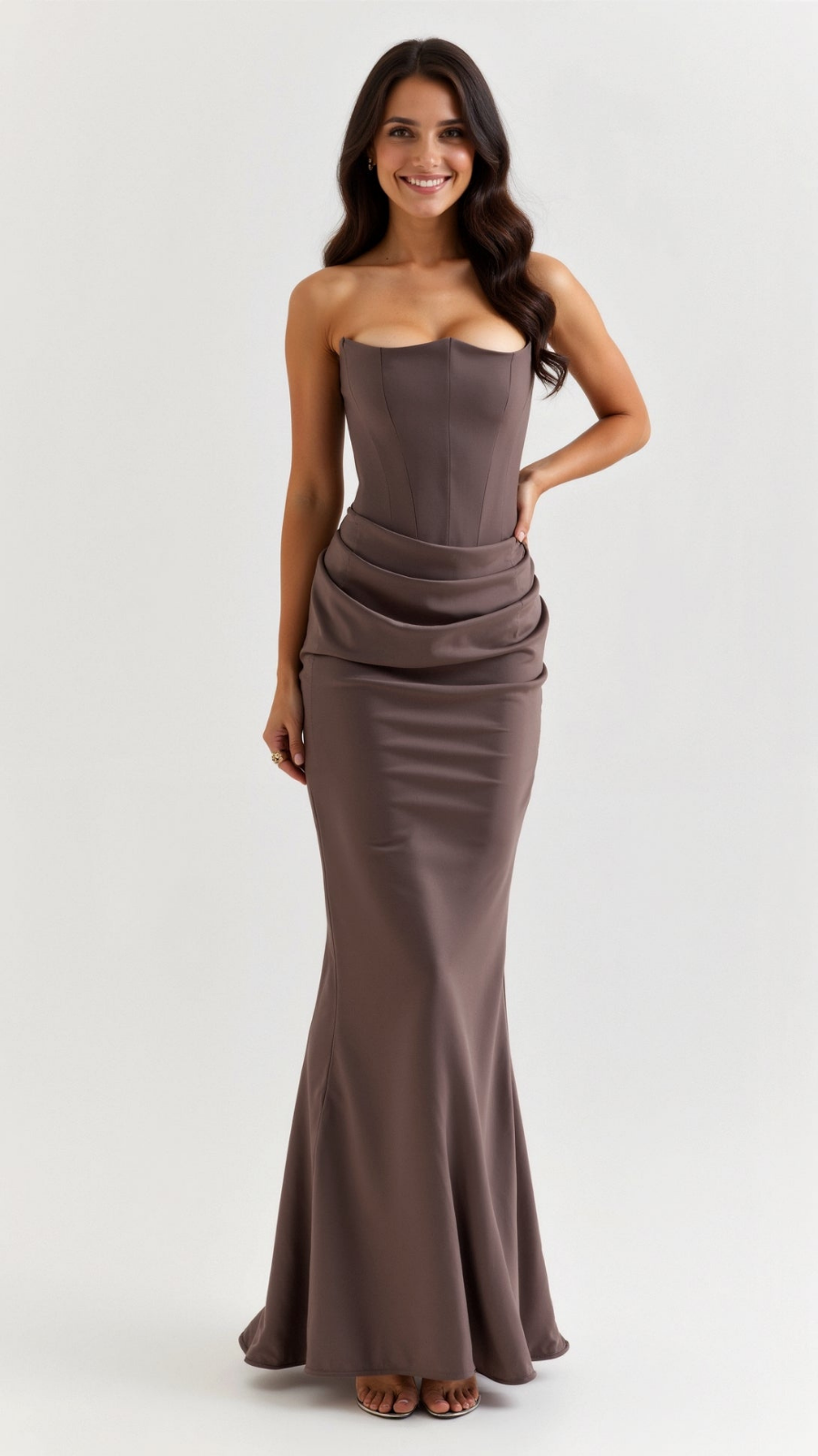 Charlotte | Satin Women's Wedding Guest Dress