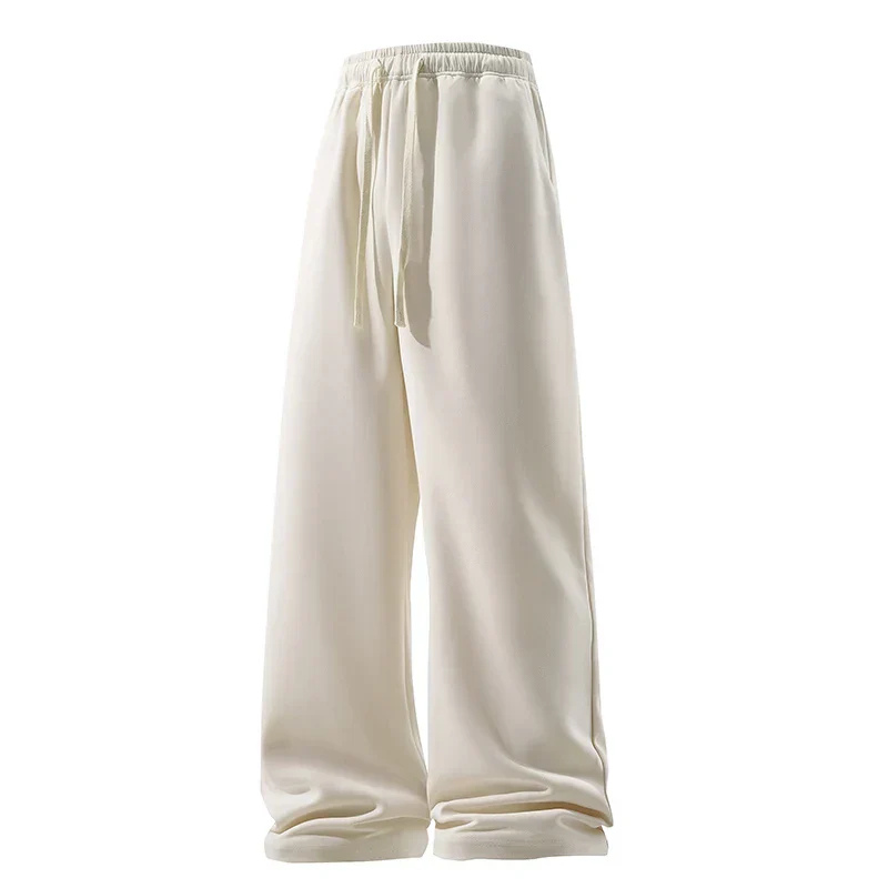 Ethan | Men's Sweatpants With Contrast Drawstring And Wide-Leg Fit | Streetwear
