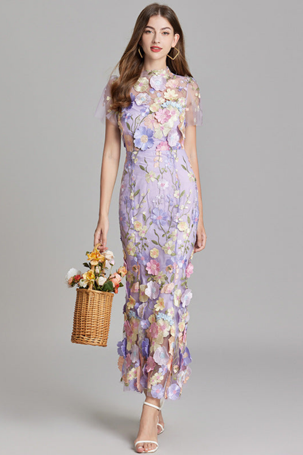 ladies floral midi dress Floral midi dress. Buy ditsy cotton dress online from Nuichan