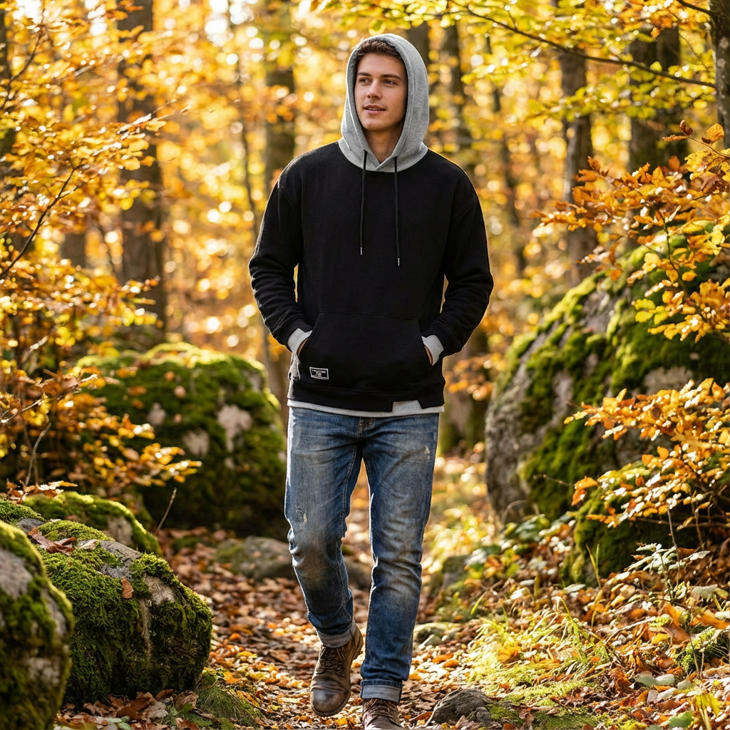 Isaac | Men's Relaxed Fit Pullover Hoodie