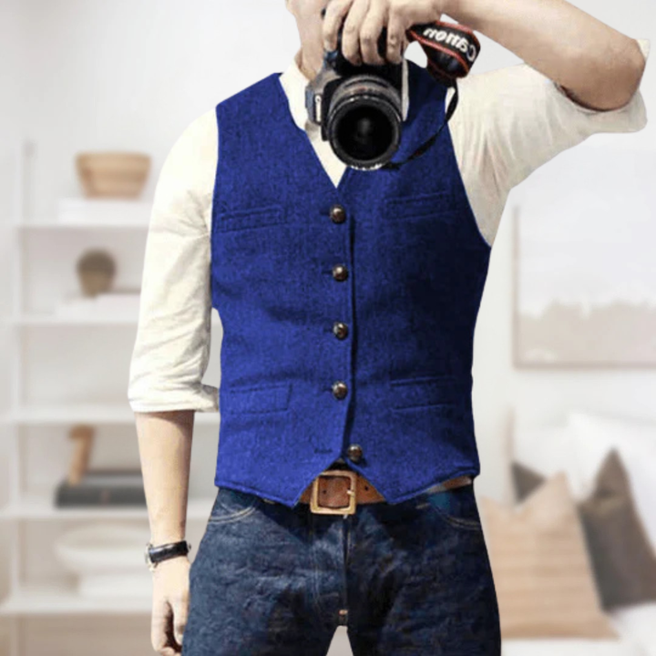 Jasper | Men's Classic Button-Up Vest