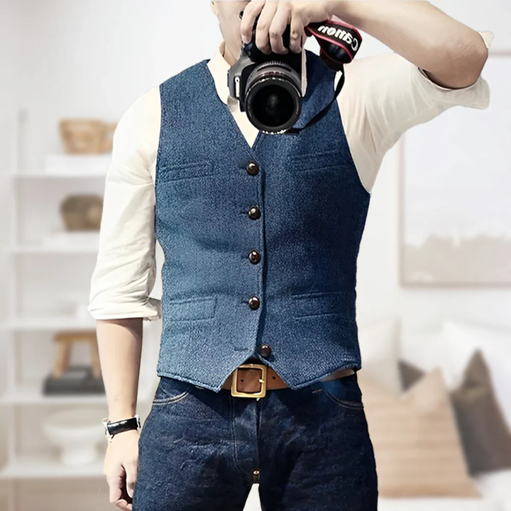 Jasper | Men's Classic Button-Up Vest