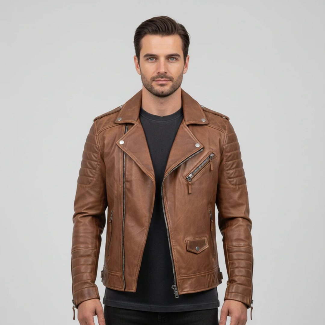 Knox | Men's Classic Biker Jacket