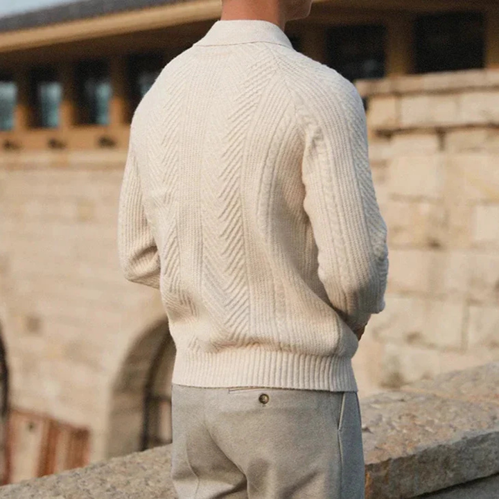 Lennox | Men's Classic Polo Collar Sweater