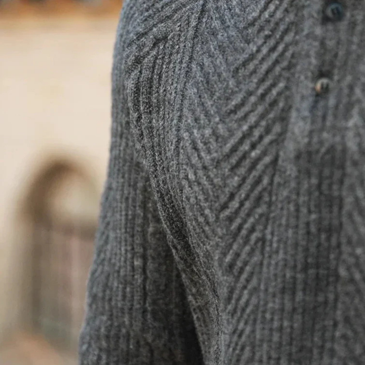 Lennox | Men's Classic Polo Collar Sweater