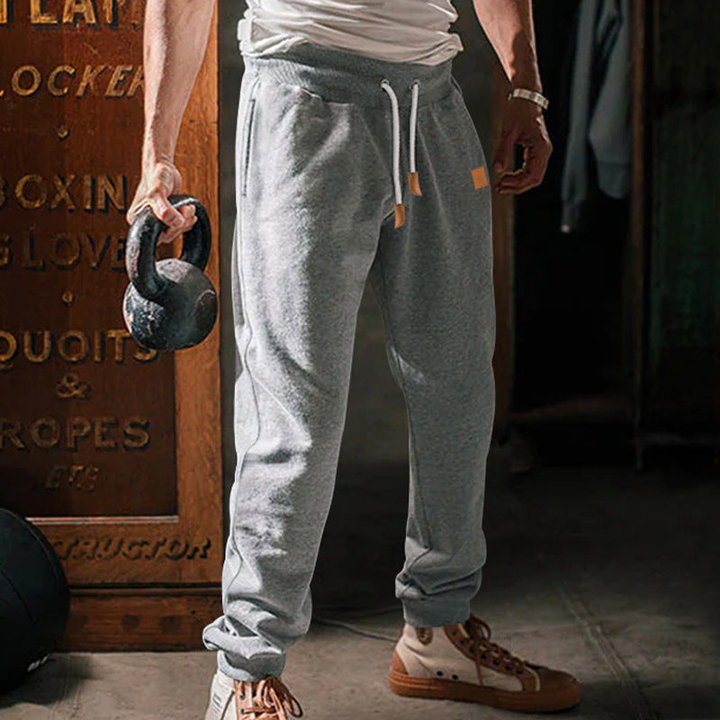 Liam | Men's Sweatpants With Tapered Fit And Ribbed Cuffs | Classic