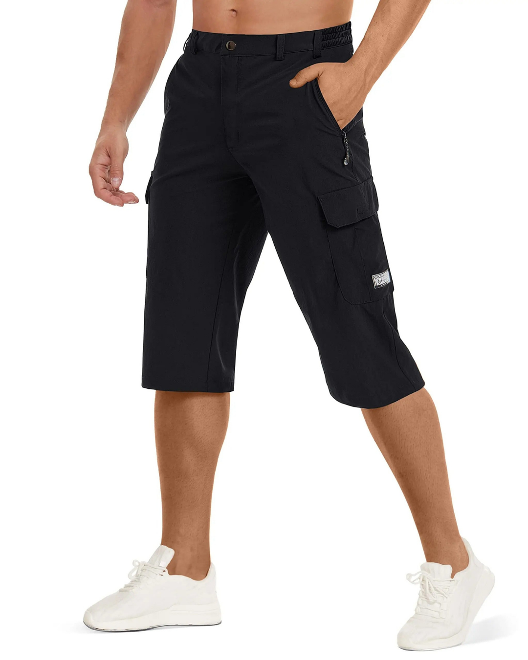 Mason | Men's Cargo Shorts With Zip Pocket And Flap Closure | Utility