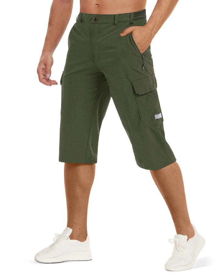 Mason | Men's Cargo Shorts With Zip Pocket And Flap Closure | Utility