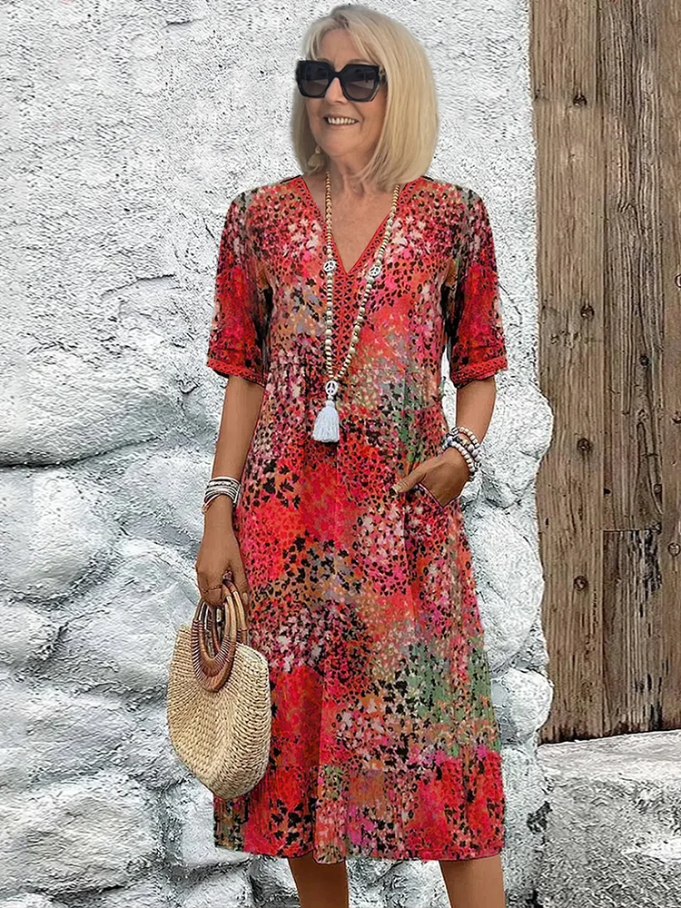 ladies cotton midi dresses ALMA Midi Dress